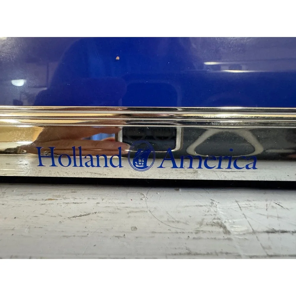 Holland America Line Silver Plated 8x10 Photo Frame Tarnish Resistant Cruise Log